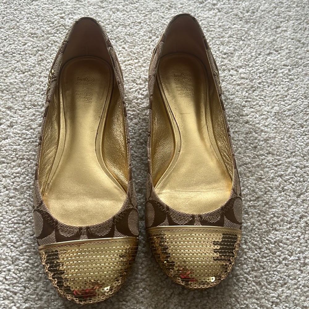 COACH Cecile signature ballet flats